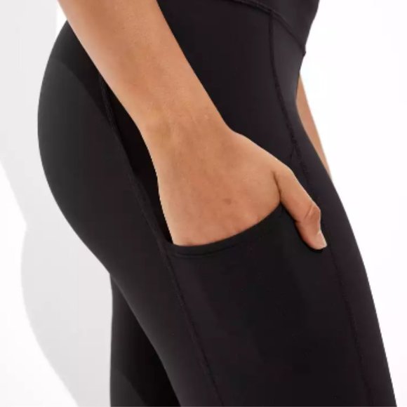 AMERICAN EAGLE The Everything Legging Size L Black - Picture 2 of 5